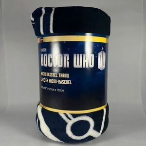 BBC - Doctor Who Micro Raschel Blanket - Dr Who Symbols